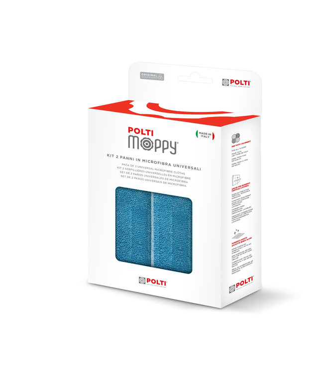 POLTI Moppy Kit, 2 univerzális mikroszálas kendő