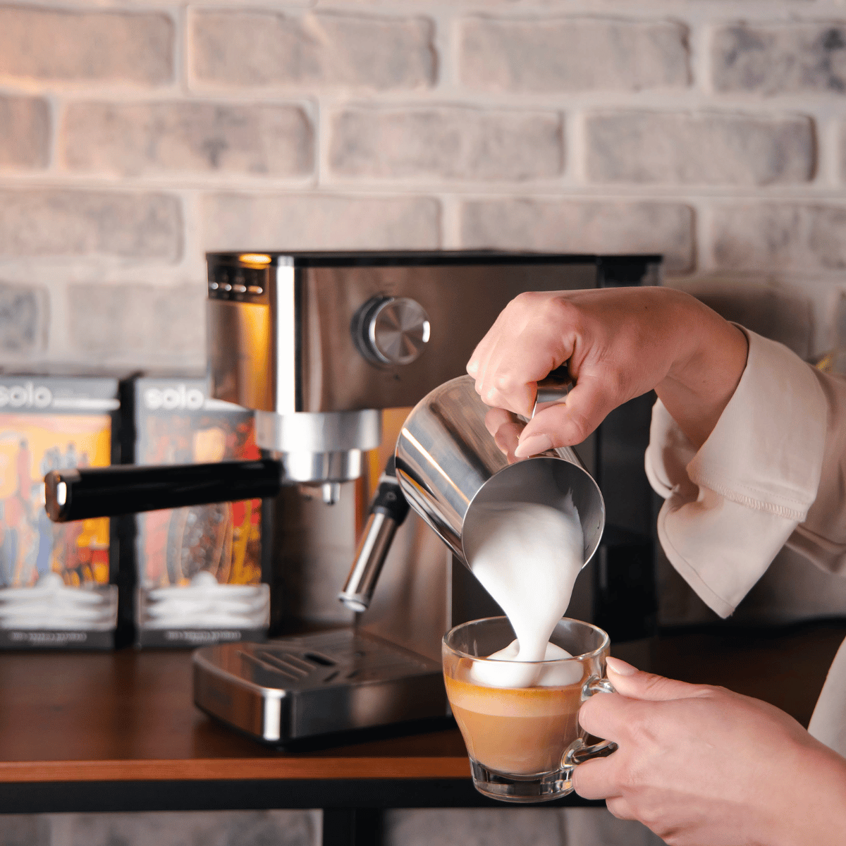Kiváló cappuccino vagy forró tea